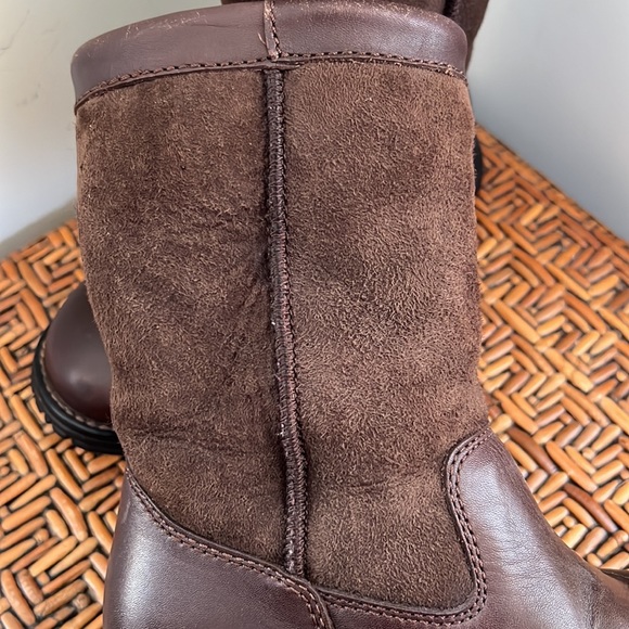UGG Brooks Waterproof Leather/Shearling Boots - Picture 15 of 16